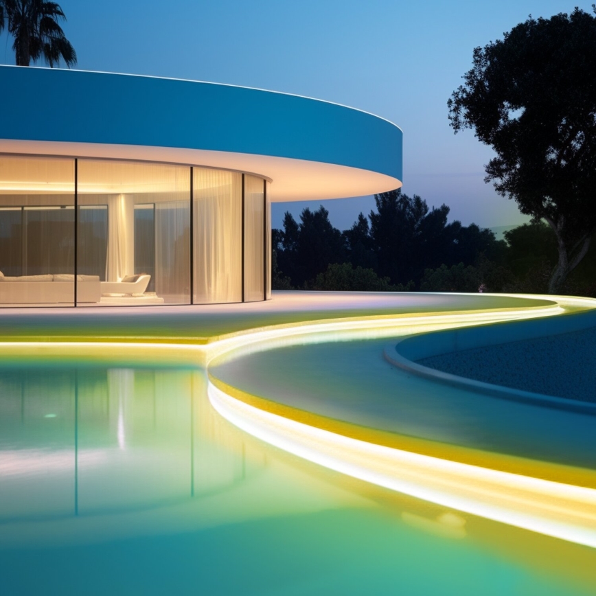 Aigostar - Soldrevet LED strip dæmpbar LED/20W/3,2V 20 m 2700K IP65 + fjernbetjening