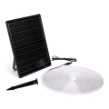 Aigostar - Soldrevet LED strip dæmpbar LED/20W/3,2V 20 m 6500K IP65 + fjernbetjening