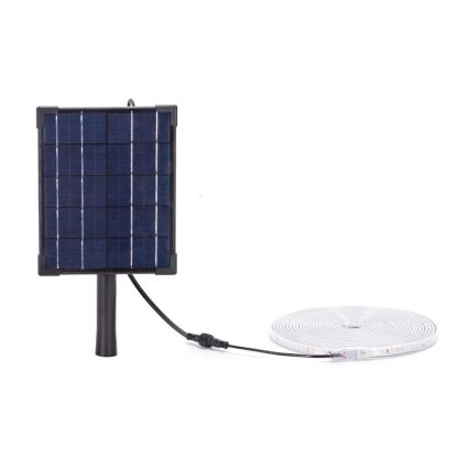 Aigostar - Soldrevet LED strip dæmpbar LED/5W/3,2V 5 m 2700K IP65 4000 mAh + fjernbetjening