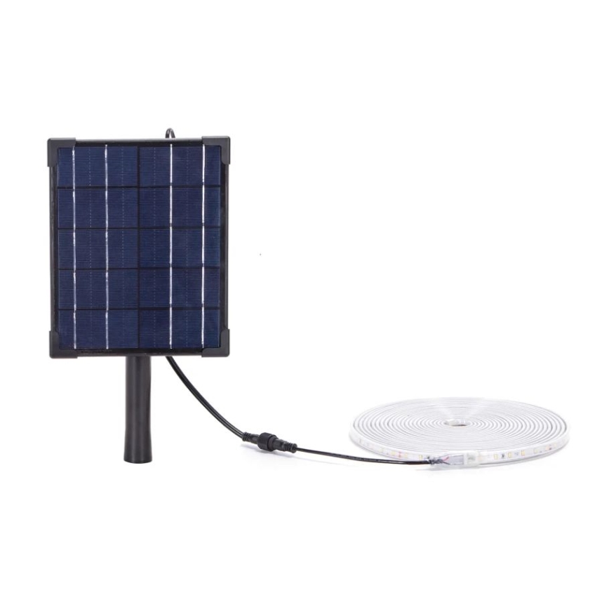 Aigostar - Soldrevet LED strip dæmpbar LED/5W/3,2V 5 m 2700K IP65 4000 mAh + fjernbetjening