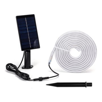 Aigostar - Soldrevet LED strip m. RGB-farver dæmpbar LED/1,6W/3,2V 5 m IP65 + fjernbetjening