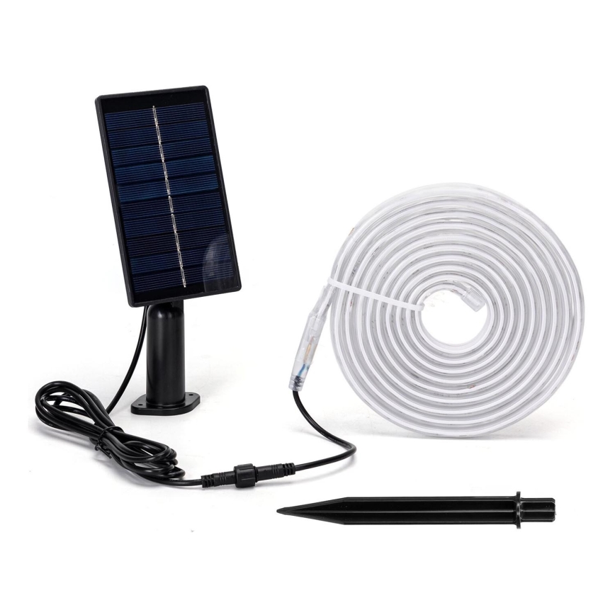 Aigostar - Soldrevet LED strip m. RGB-farver dæmpbar LED/1,6W/3,2V 5 m IP65 + fjernbetjening