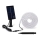 Aigostar - Soldrevet LED strip m. RGB-farver dæmpbar LED/1,6W/3,2V 5 m IP65 + fjernbetjening