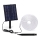 Aigostar - Soldrevet LED strip m. RGB-farver dæmpbar LED/5W/3,2V 5+2m IP65 4000 mAh + fjernbetjening