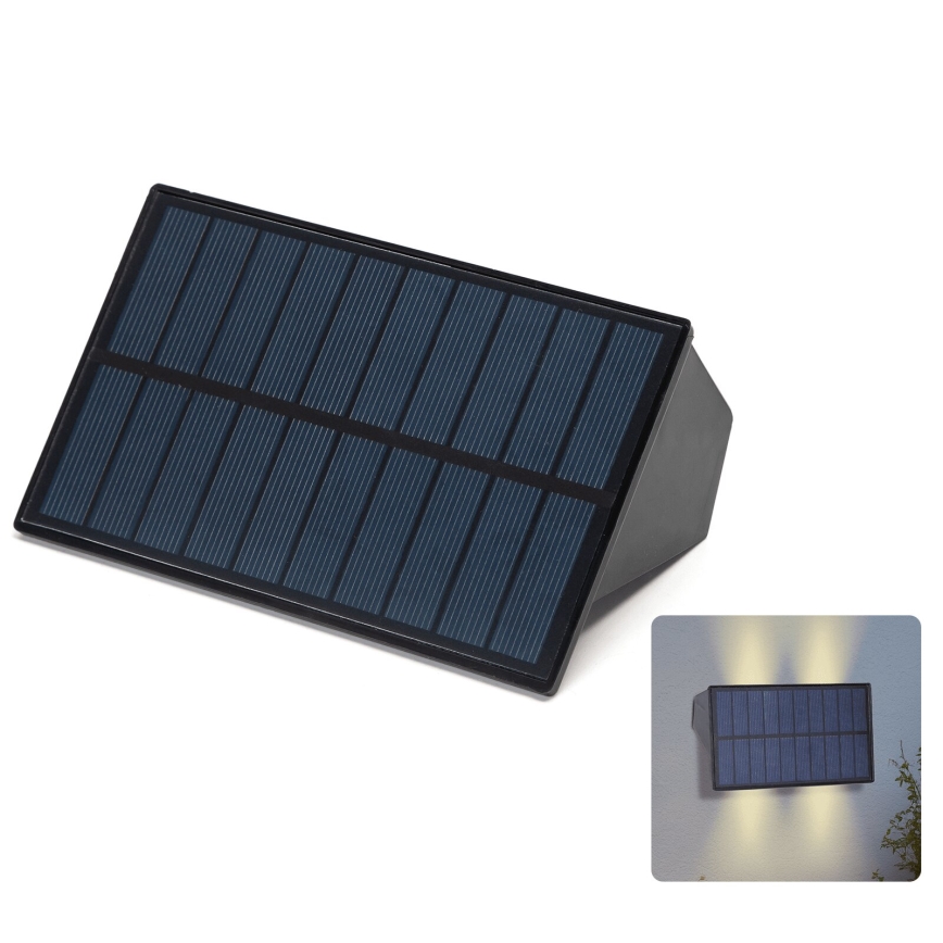 Aigostar - Soldrevet LED væglampe LED/4W/5,5V 2700K IP44