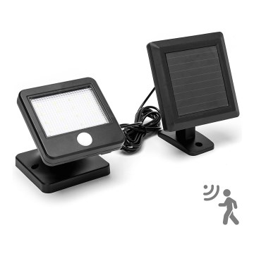Aigostar - Soldrevet LED væglampe med sensor LED/0,64W/3,7V 600 mAh 6500K IP44