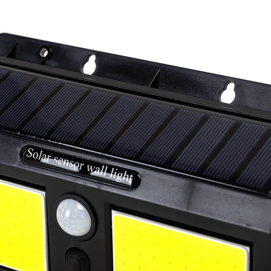 Aigostar - Soldrevet LED væglampe med sensor LED/20W/5,5V 2400 mAh 6500K IP65