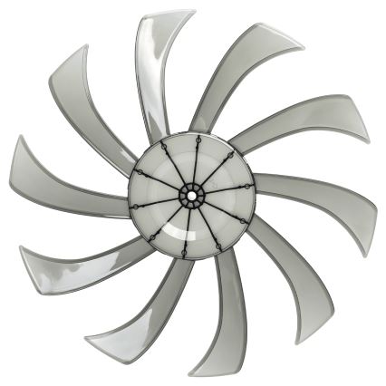 Aigostar - Stående ventilator 55W/230V, 130 cm, sort – med fjernbetjening