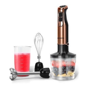 Aigostar - Stavblender 1000W/230V rose guldfarvet