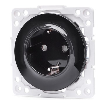 Aigostar - Stikkontakt uden ramme, SCHUKO 250V/16A, sort