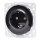 Aigostar - Stikkontakt uden ramme, SCHUKO 250V/16A, sort