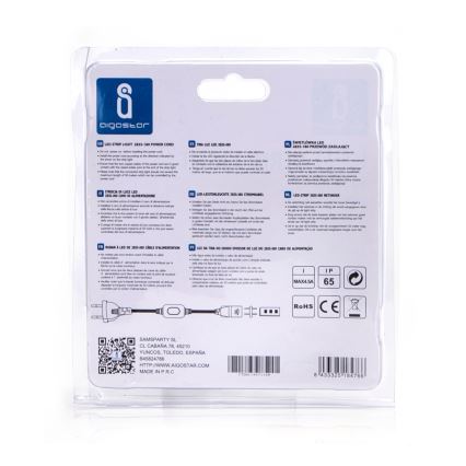 Aigostar - Strømforsyning til LED-strips 1000W/230V hvid