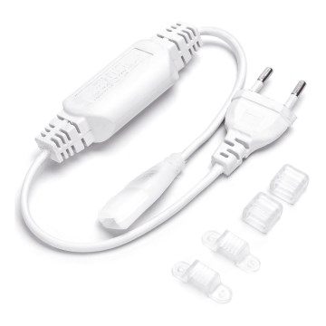 Aigostar - Strømforsyning til LED-strips 8 mm 400W/230V hvid