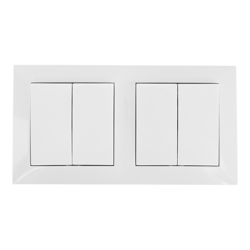 Aigostar - SÆT 2x Home switch 2 knapper 250V/10A