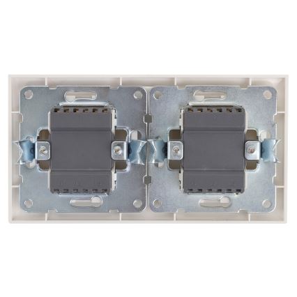 Aigostar - SÆT 2x Home switch 2 knapper 250V/10A