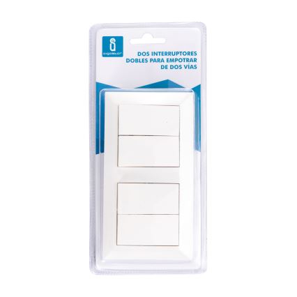 Aigostar - SÆT 2x Home switch 2 knapper 250V/10A