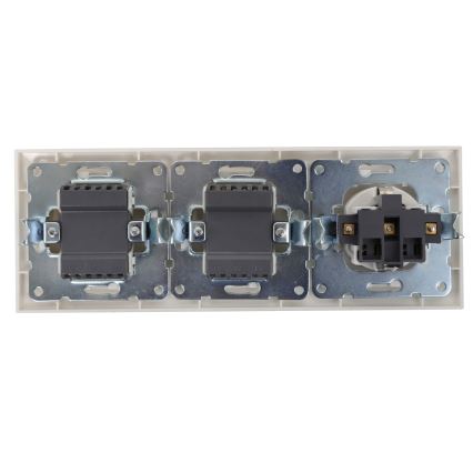 Aigostar - SÆT 2x Home switch med en kontakt 1x16A/250V SCHUKO