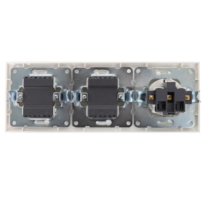 Aigostar - SÆT 2x Home switch med en kontakt 1x16A/250V SCHUKO