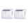 Aigostar - SÆT 2x Udendørs LED solcellelampe med sensor LED/1,48W/3,7V IP65 1200 mAh
