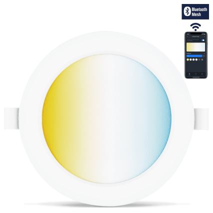 Aigostar - SÆT 3x LED indbygningslampe dæmpbar MESH LED/6W/230V 2700K-6500K diameter 11,5cm
