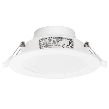 Aigostar - SÆT 3x LED indbygningslampe dæmpbar MESH LED/6W/230V 2700K-6500K diameter 11,5cm