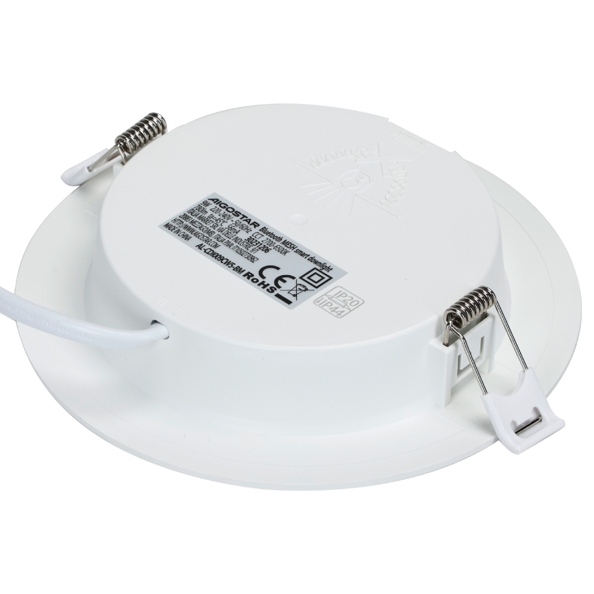 Aigostar - SÆT 3x LED indbygningslampe dæmpbar MESH LED/9W/230V 2700K-6500K diameter 14,5 cm