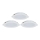 Aigostar - SÆT 3x LED indbygningslampe dæmpbar MESH LED/9W/230V 2700K-6500K diameter 14,5 cm