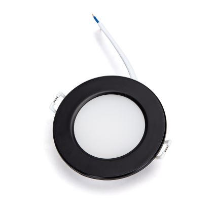 Aigostar - SÆT 3x Udendørs LED indbygningslampe LED/4,8W/230V 6500K IP65 sort