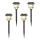 Aigostar - SÆT 4x LED solcellelampe RGB-farver LED/0,2W/2V 40 mAh IP44