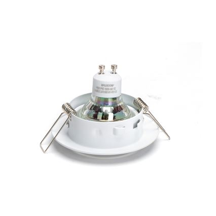 Aigostar - Sæt med 3 LED indbygningsspot 1xGU10/4,5W/230V 3000K hvid