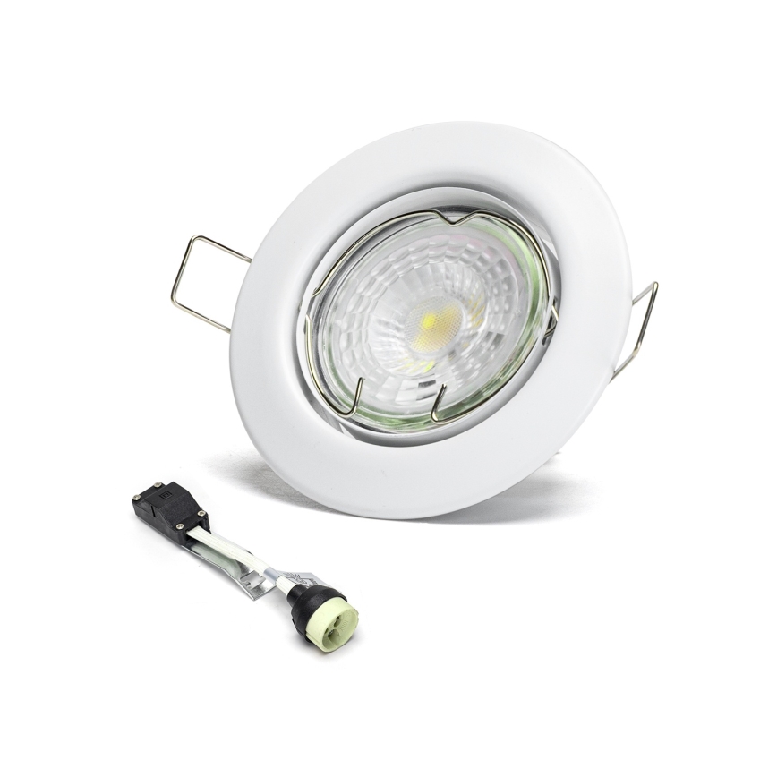 Aigostar - Sæt med 3 LED-indbygningsspots 1xGU10/4,5W/230V 6500K hvid