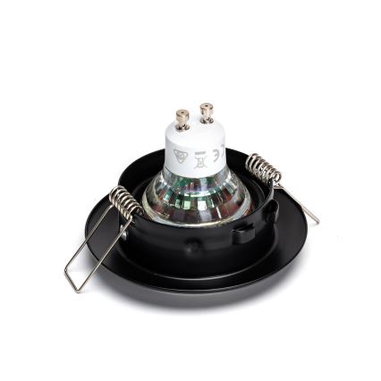 Aigostar - Sæt med 3 LED-indbygningsspots 1xGU10/4,5W/230V 6500K sort