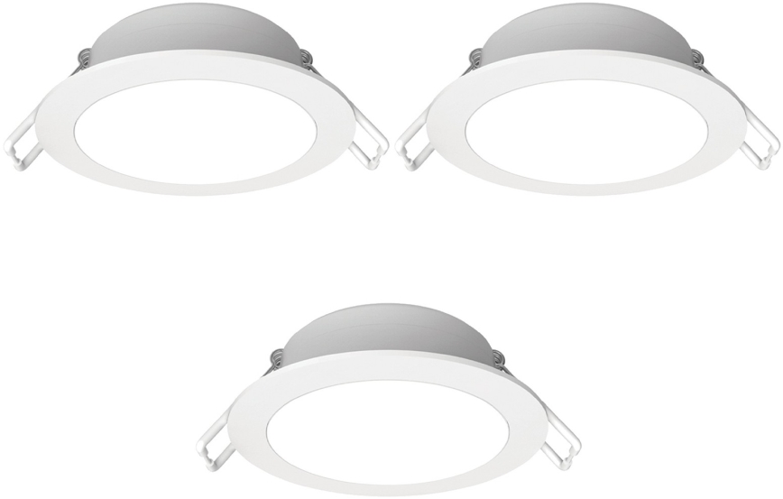 Aigostar - SÆT med 3x LED Badeværelses indbygningslys LED/4,8W/230V IP65 hvid