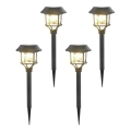 Aigostar - SÆT med 4 LED RGB solcellelamper LED/0,2W/2V 40 mAh IP44