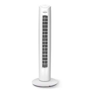 Aigostar - Tårnventilator 45W/230V hvid