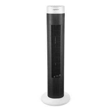 Aigostar - Tårnventilator 45W/230V sort/hvid