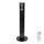 Aigostar - Tårnventilator 50W/230V sort Wi-Fi + fjernbetjening