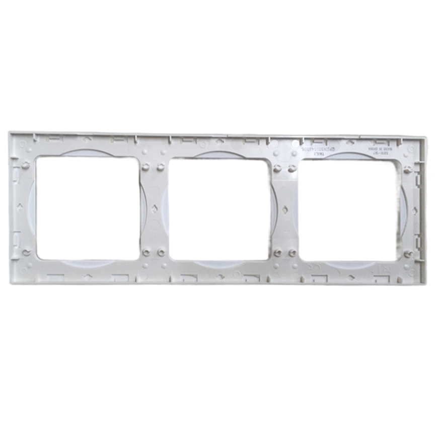 Aigostar - Trippel billedramme i glas, hvid