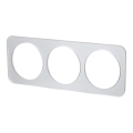 Aigostar - Tredelt glasramme, hvid