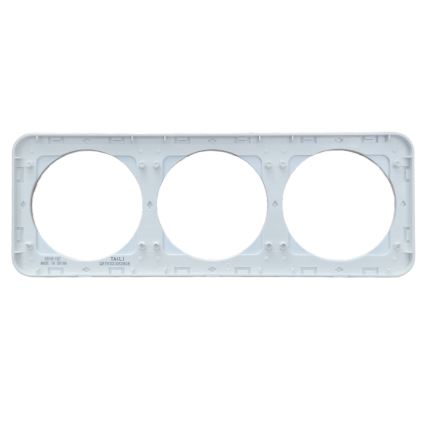 Aigostar - tredelt glasramme, hvid