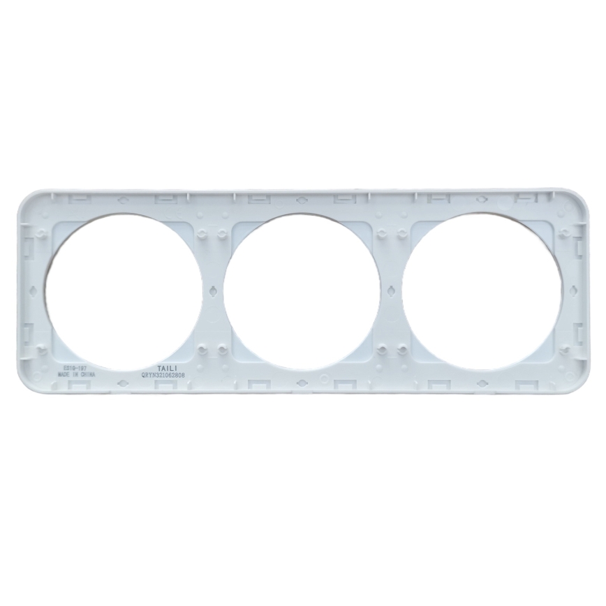 Aigostar - tredelt glasramme, hvid