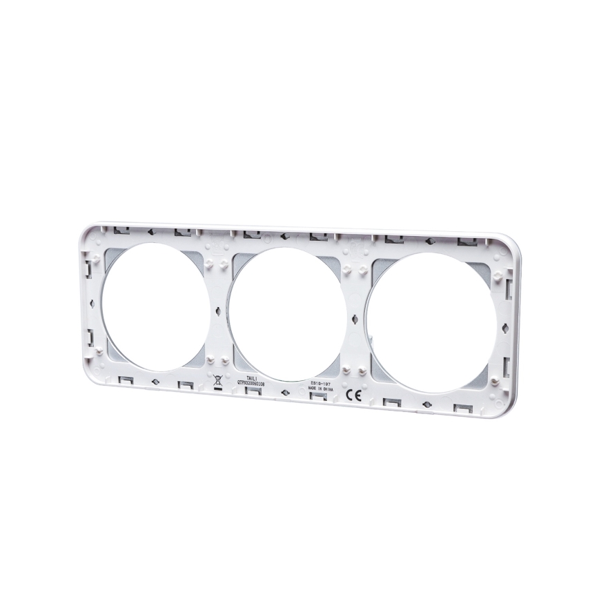 Aigostar - Tredelt glasramme, hvid