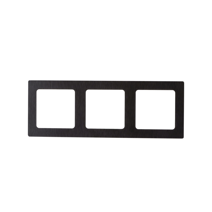 Aigostar - Tredobbelt ramme i aluminium, sort