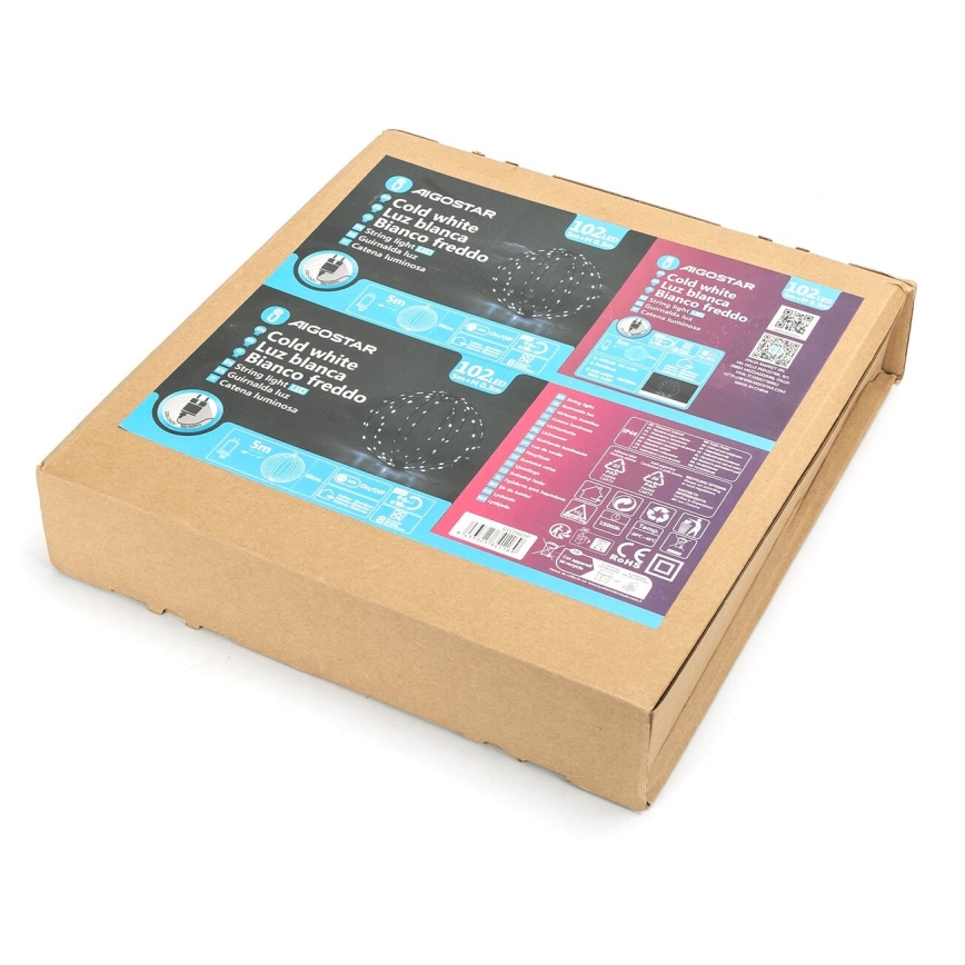 Aigostar - Udendørs LED juledekoration 3,6W/230V kugle 30cm IP44 kold hvid