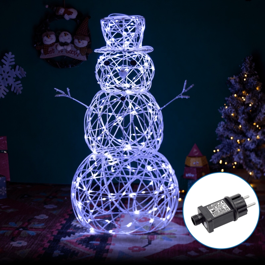 Aigostar - Udendørs LED juledekoration 3,6W/31/230V 6500K 120cm IP44 snemand