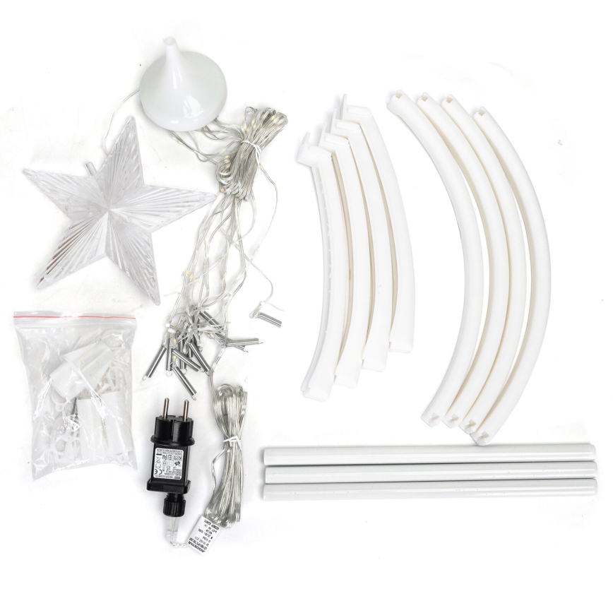 Aigostar - Udendørs LED juledekoration LED/3,6W/230V 120 cm IP44 kold hvid