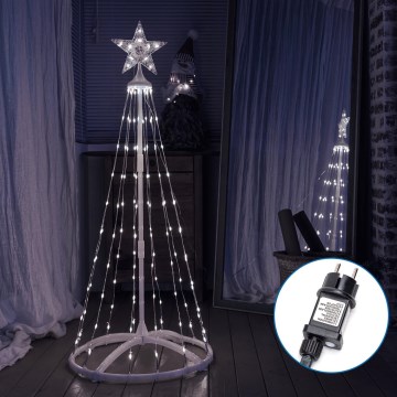 Aigostar - Udendørs LED juledekoration LED/3,6W/230V 180 cm IP44 kold hvid