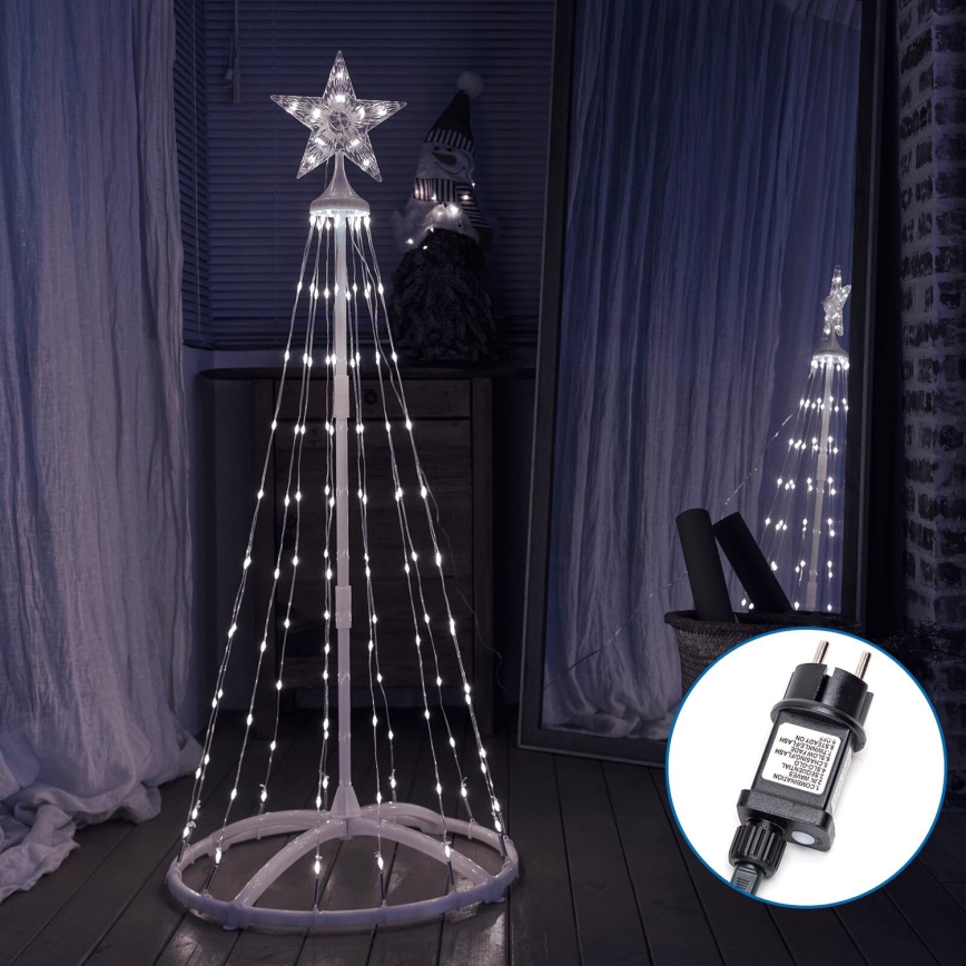 Aigostar - Udendørs LED juledekoration LED/3,6W/230V 180 cm IP44 kold hvid