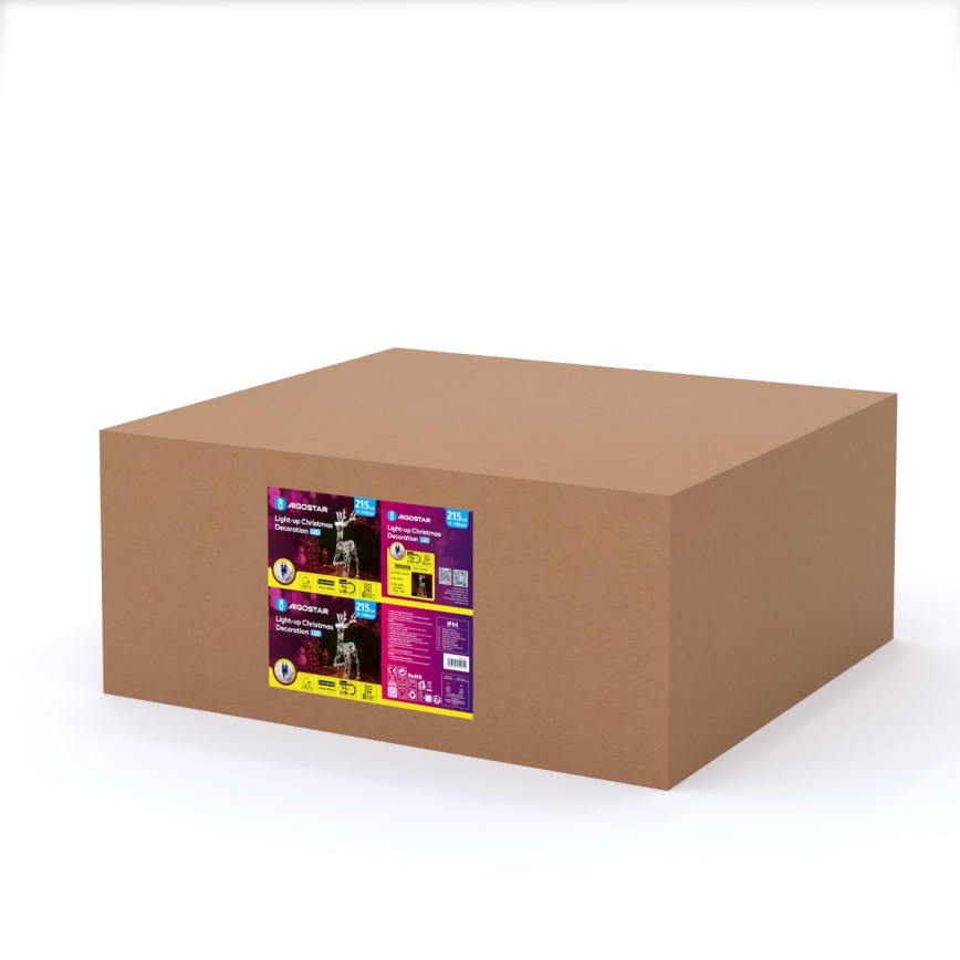 Aigostar - Udendørs LED juledekoration LED/3,6W/31/230V 2700K 105 cm IP44 rensdyr