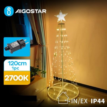 Aigostar - Udendørs LED juledekoration LED/3,6W/31/230V 2700K 120 cm IP44
